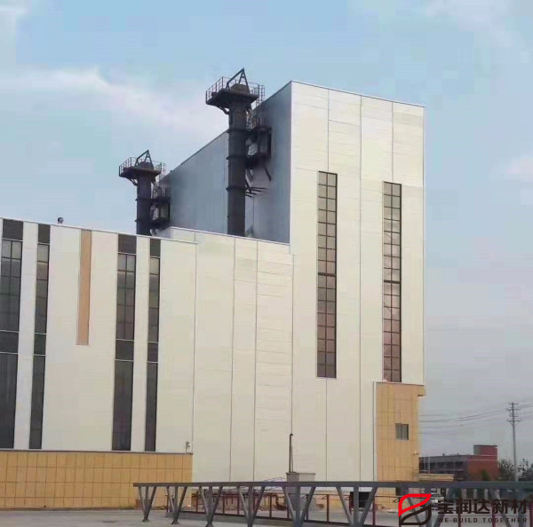 寶潤達(dá)聚氨復(fù)合板應(yīng)用綠建上料倉項(xiàng)目